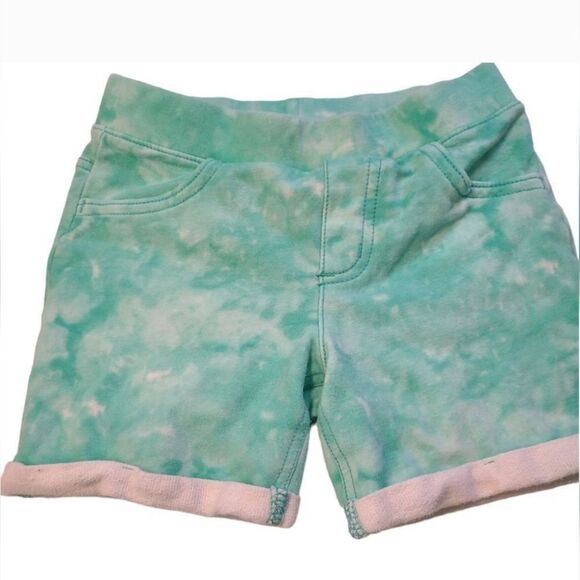 JUMPING BEANS Shorts Girls Cuffed Tie Dye Stretch‎ Pullons size 6x - Picture 1 of 12